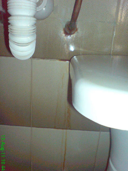 Badezimmer. Alles verdreckt und ekelig Hotel Marianna