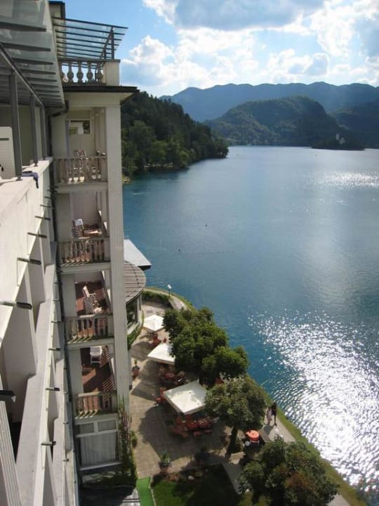View from the balcony Grand Hotel Toplice