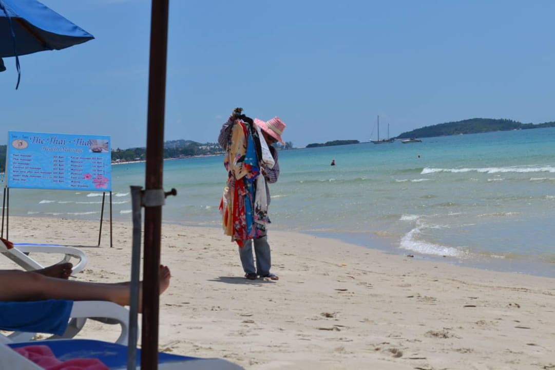 Verkäufer am Strand Samui Resotel Beach Resort
