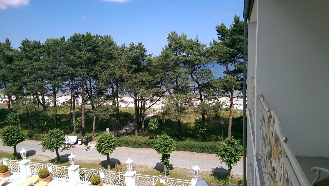 Blick vom Balkon Rugard Thermal Strandhotel