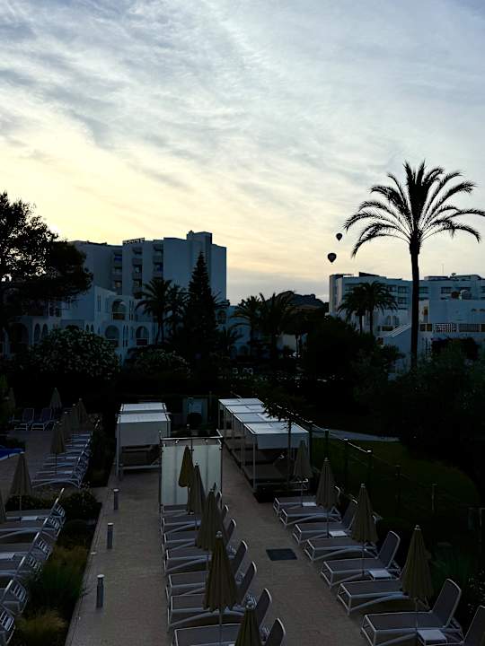 Ausblick Hipotels Bahía Cala Millor