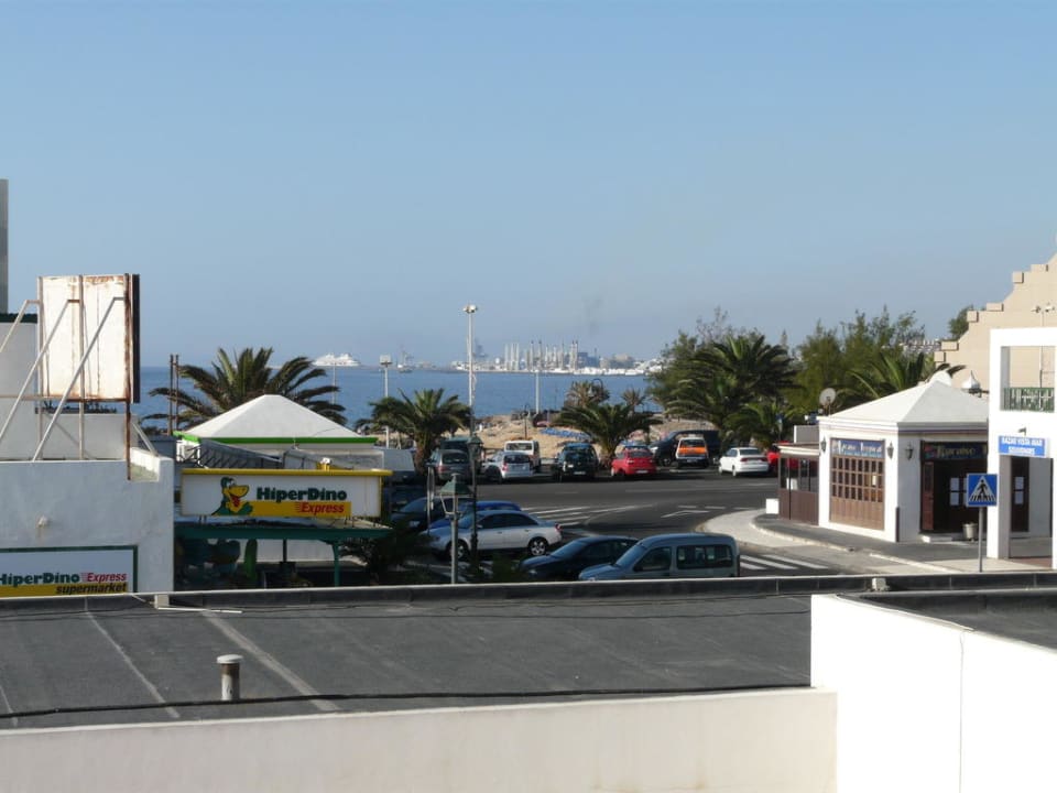 Blick vom Balkon Richtung Hafen Apartments Galeon Playa
