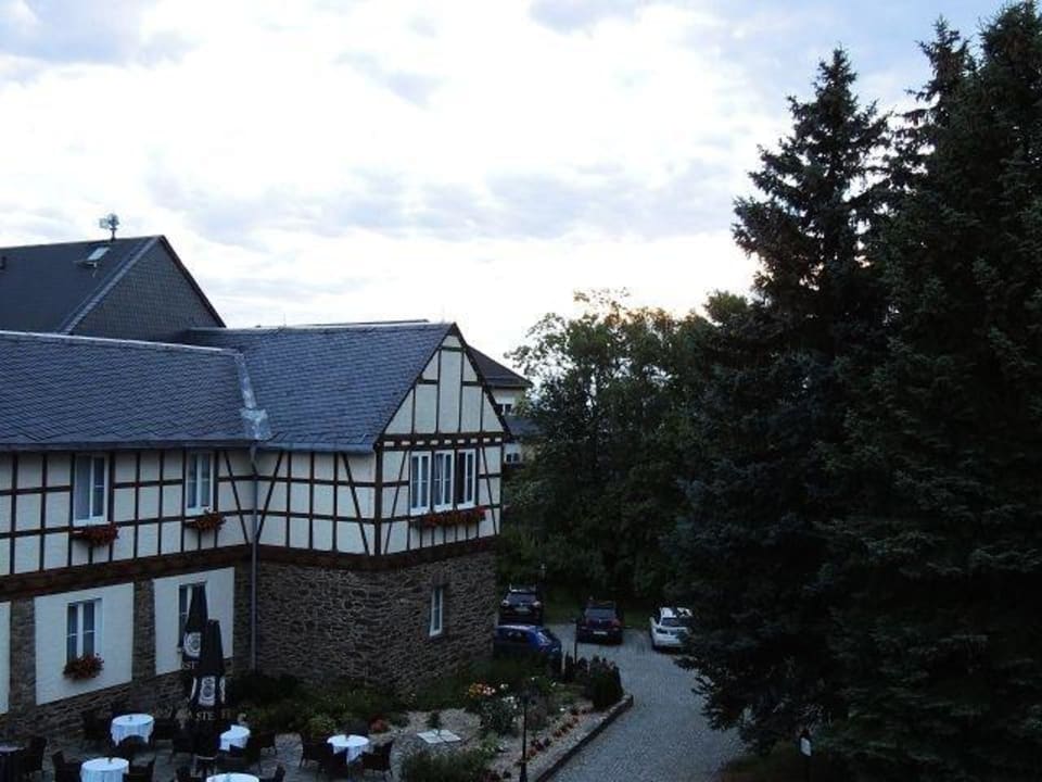 Unser Blick aus dem Zimmer Sonnenhotel Hoher Hahn