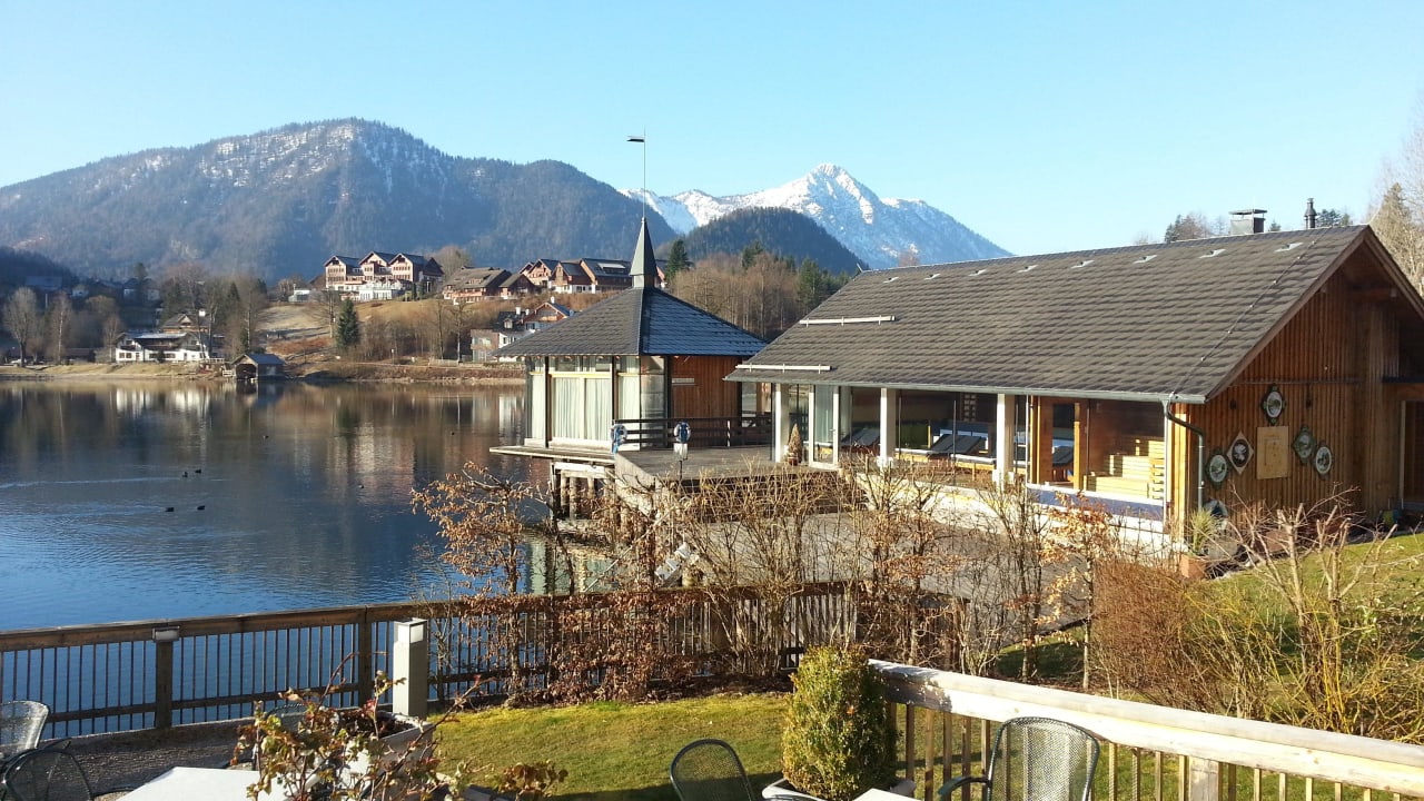 Ausblick rechts vom Seehotel Seehotel Grundlsee