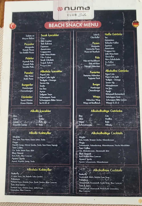 Gastro allsun Numa Club Side