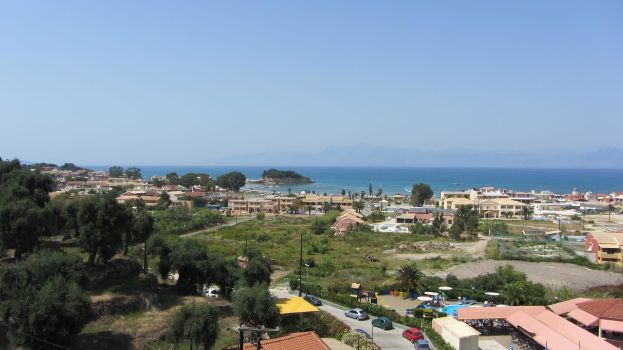Blick von Balkonien... Panorama Sidari Hotel