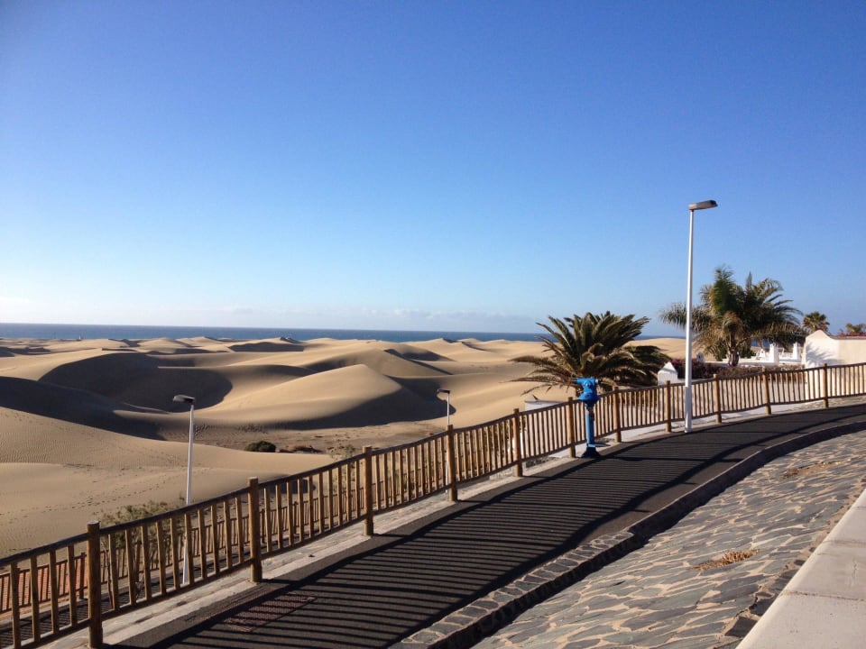 Aussicht an der Promenade - hinter der Anlage  Sahara Beach Club
