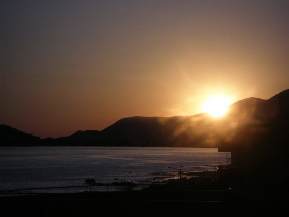 Sonnenuntergang über Alanya Grand Kaptan