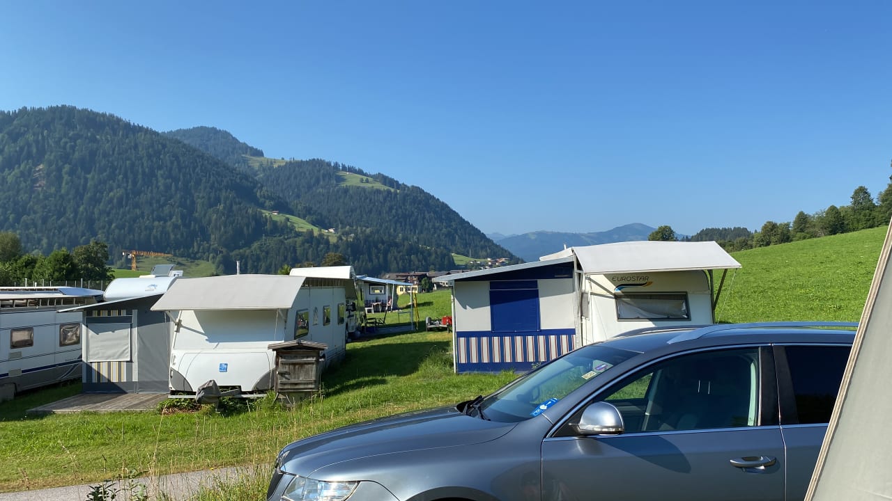 Ausblick Franzlhof Söll am Wilden Kaiser