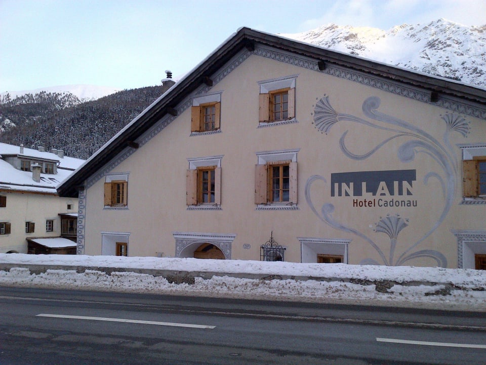 Aussenansicht Relais & Châteaux IN LAIN Hotel Cadonau