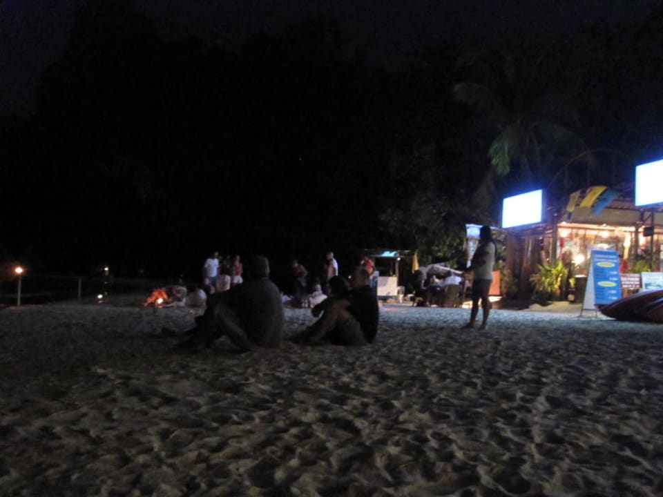 West-Beach bei Nacht Hotel Railay Bay Resort & Spa