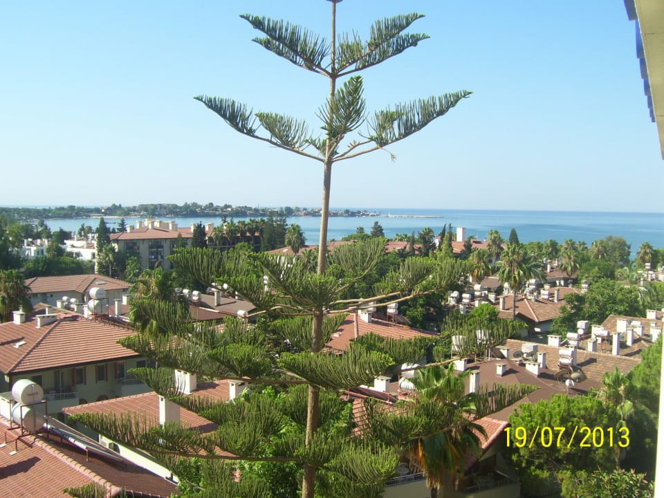 Blick vom Balkon Hotel Sirma