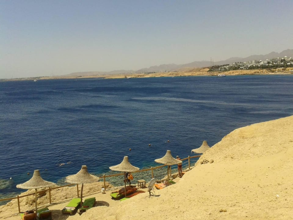 Aussicht auf Strand Sharm Plaza
