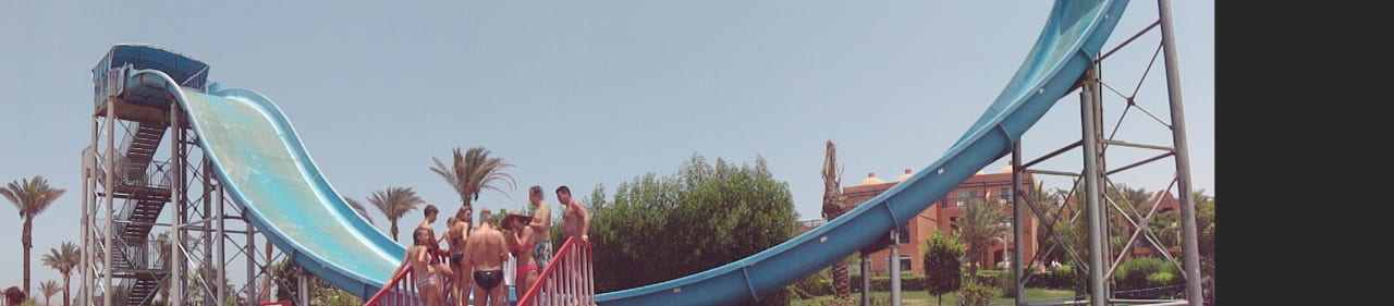 Die Rutsche war echt super! Titanic Beach Spa & Aqua Park