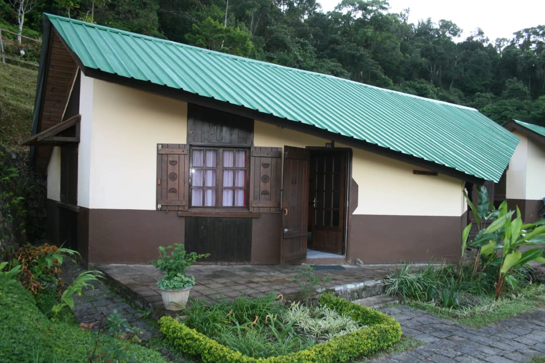 Ein typischer Bungalow Setam Lodge