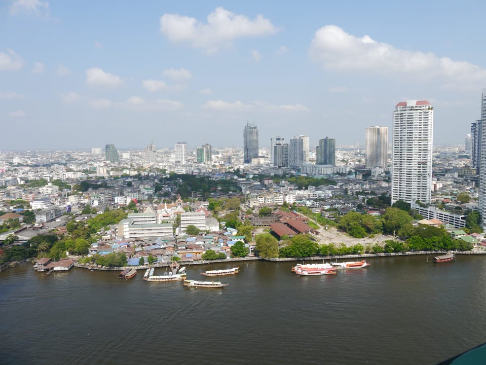 Ausblick vom Balkon Chatrium Hotel Riverside Bangkok