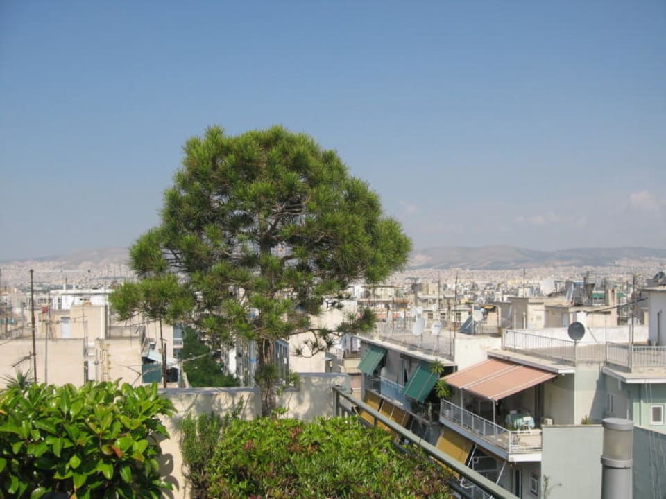 Frühstücksterrasse Athens Golden City Hotel