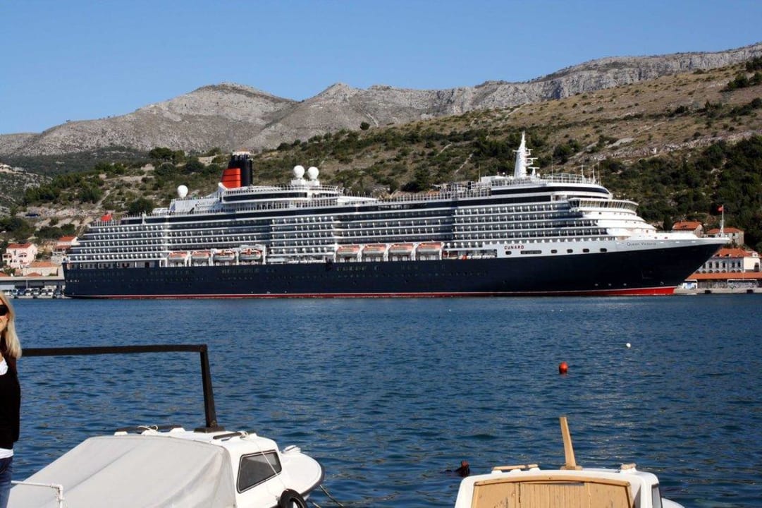 Blick vom Hotel auf den Hafen Dubrovniks Hotel Lapad