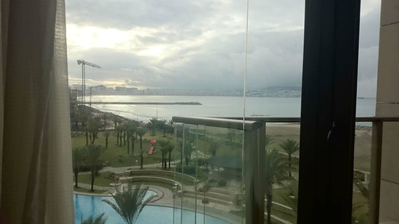 Blick vom Zimmer Mövenpick Hotel & Casino Malabata Tanger