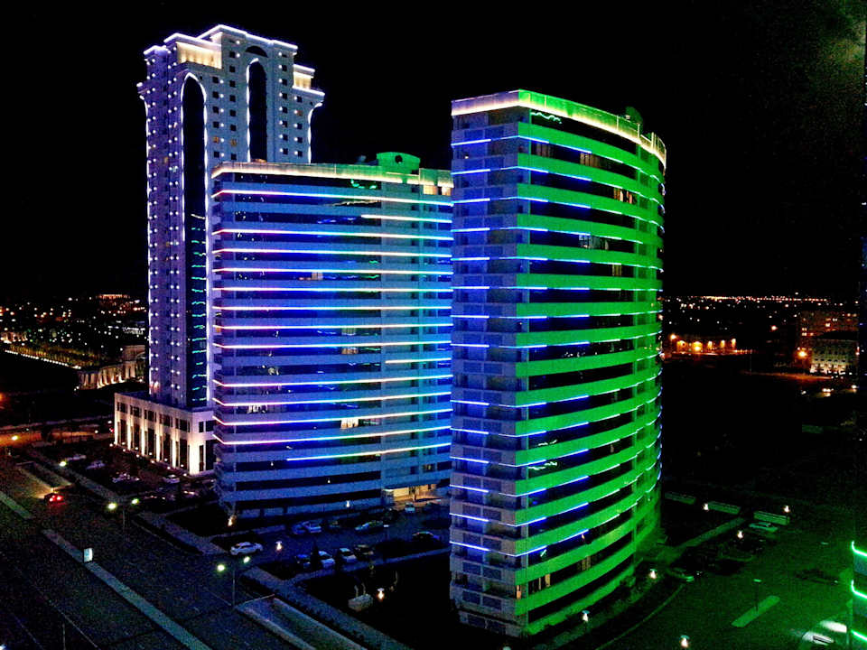 View from the window Hotel Grozny City