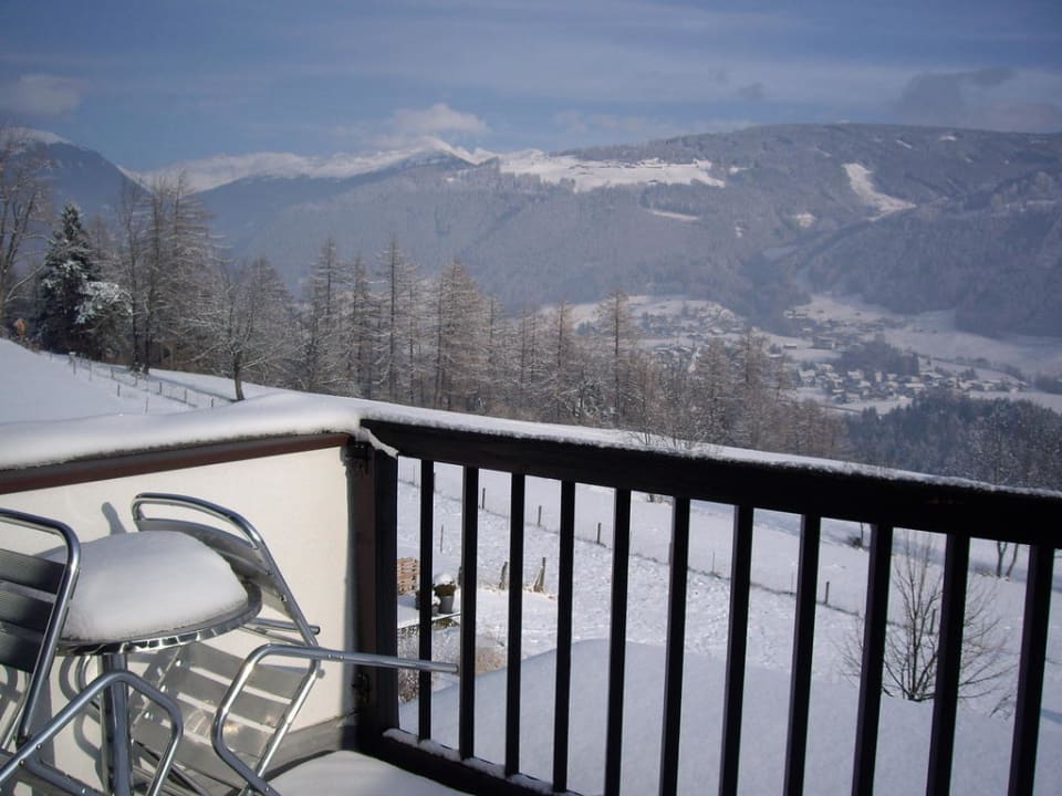 Blick vom Balkon Richtung Serlesbahnen Hotel Oberhofer
