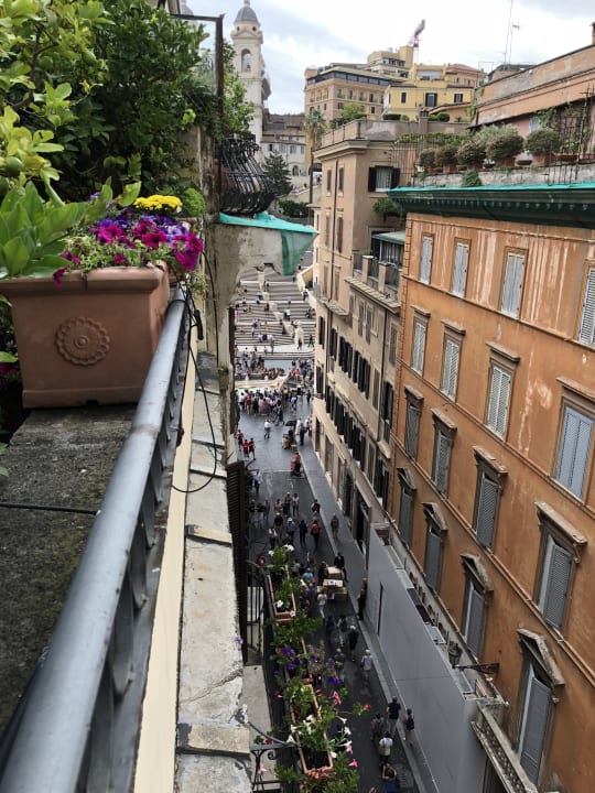 Ausblick Hotel Inn at the Spanish Steps