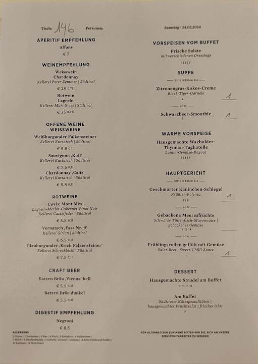 Gastro Falkensteiner Hotel & Spa Falkensteinerhof