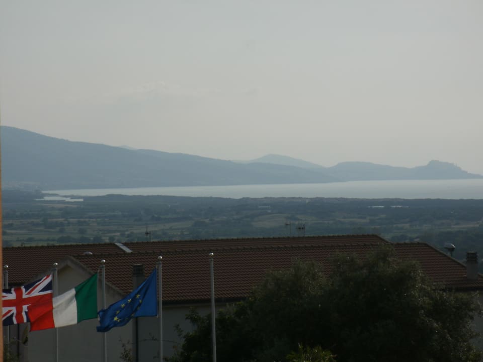 Blick von Terrasse Zimmer 28 Apartments Badus