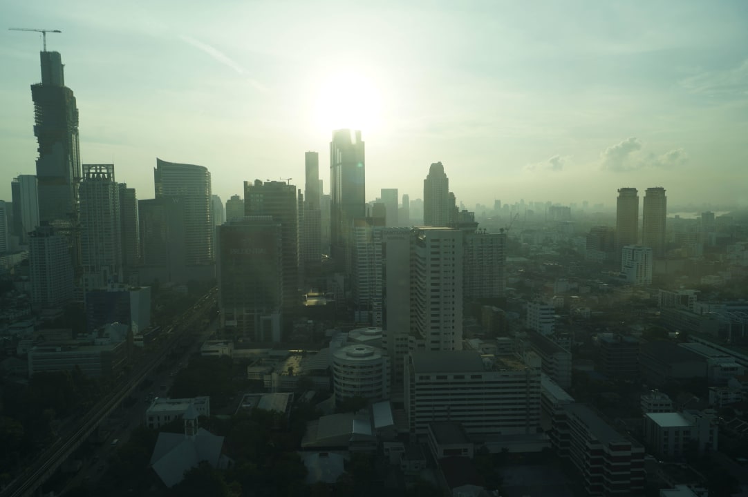 Ausblick aus dem Executive-Zimmer Eastin Grand Hotel Sathorn