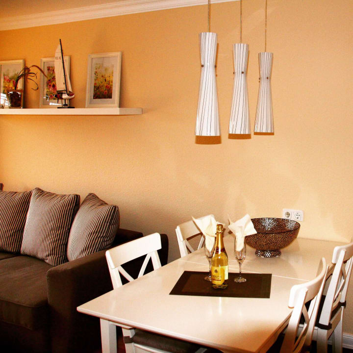 Wohnzimmer Ferienwohnung Strandnah