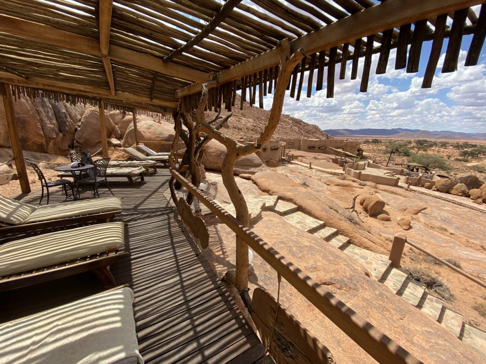 Ausblick Fest Inn Fels Farm-Lodge