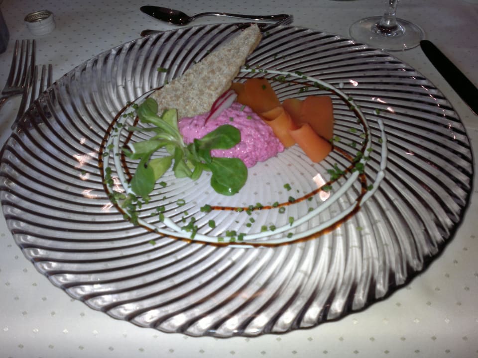 Rotes Rüben Mousse mit Karottenmarschel Platzlhof - Mein Hotel im Zillertal
