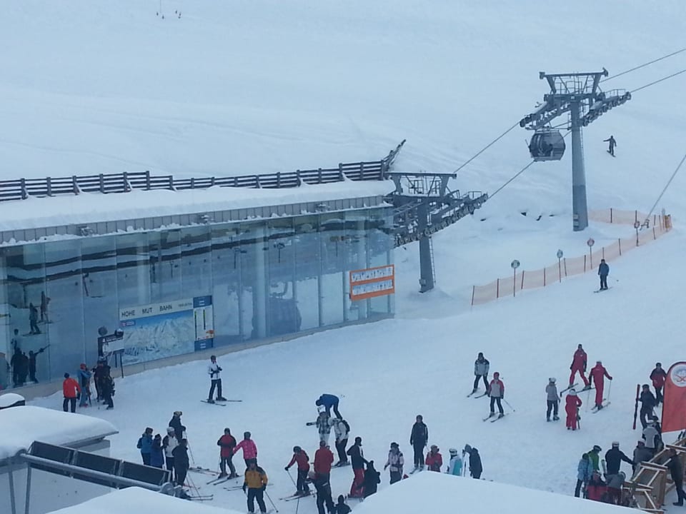 Blick vom Balkon Hotel Edelweiss & Gurgl