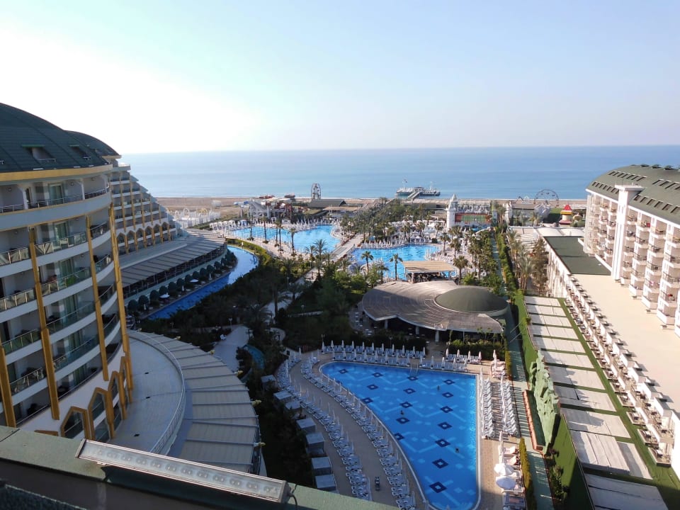 Blick von der 9. Etage Hotel Delphin Imperial