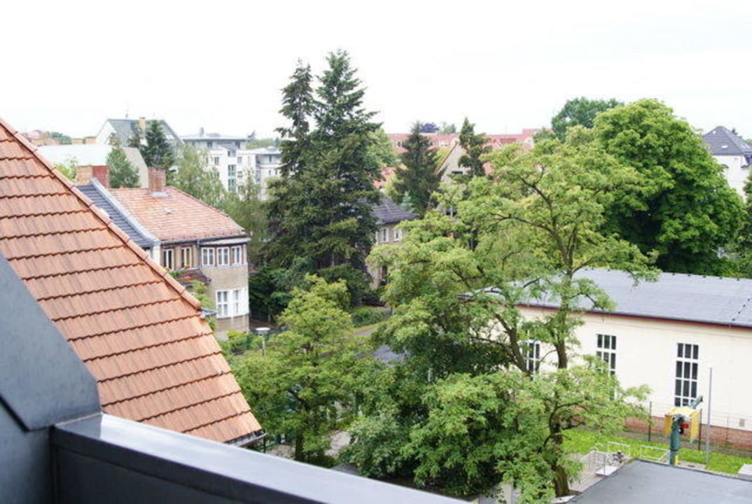 Blick in den Hof Hotel Alte Feuerwache