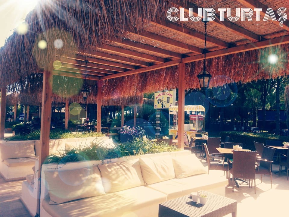 Pool Bar relax couch Club Turtas Beach Hotel