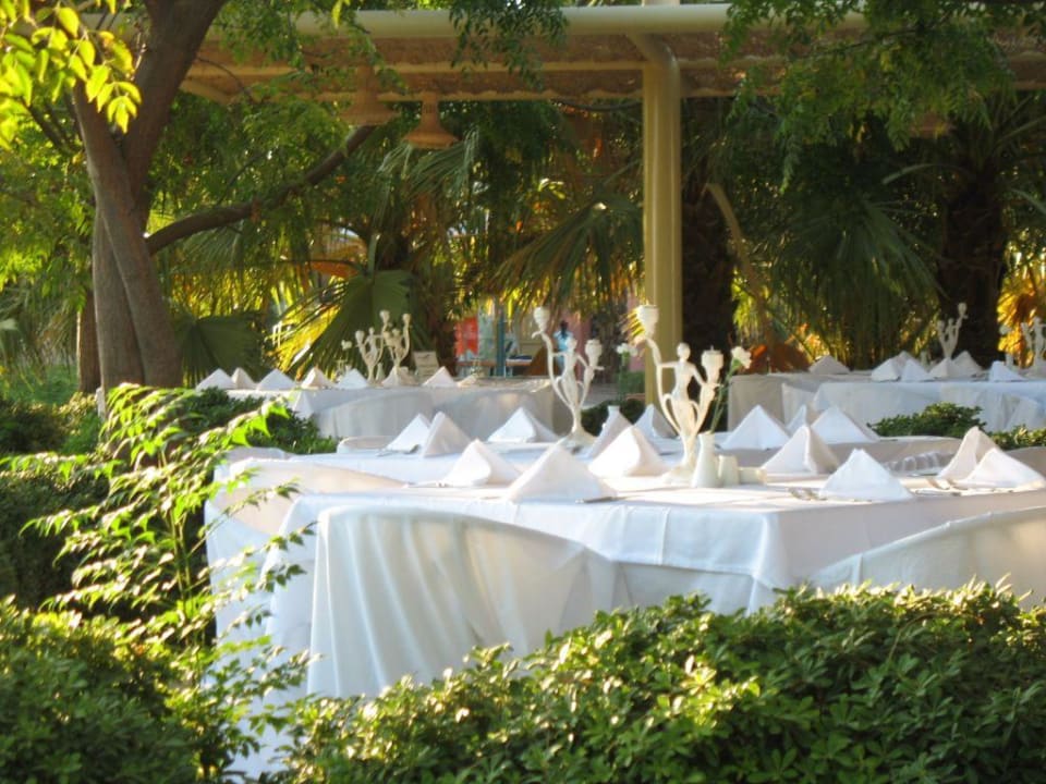Tischdekoration Gala Abend Blue Waters Club