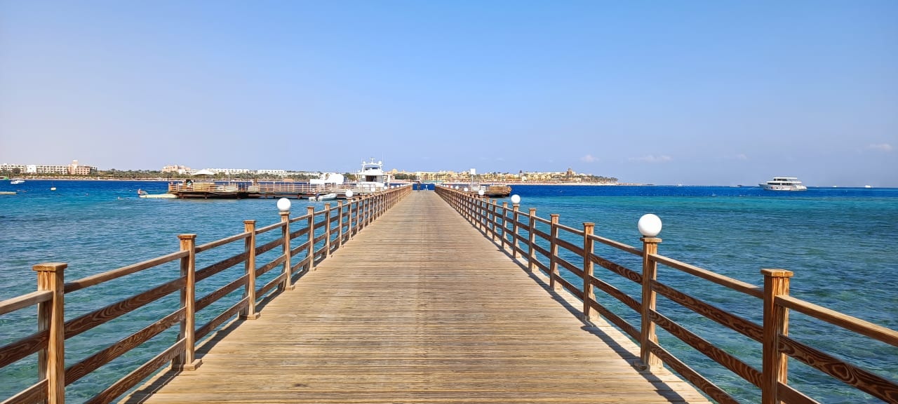 Ausblick Cleopatra Luxury Resort Makadi Bay