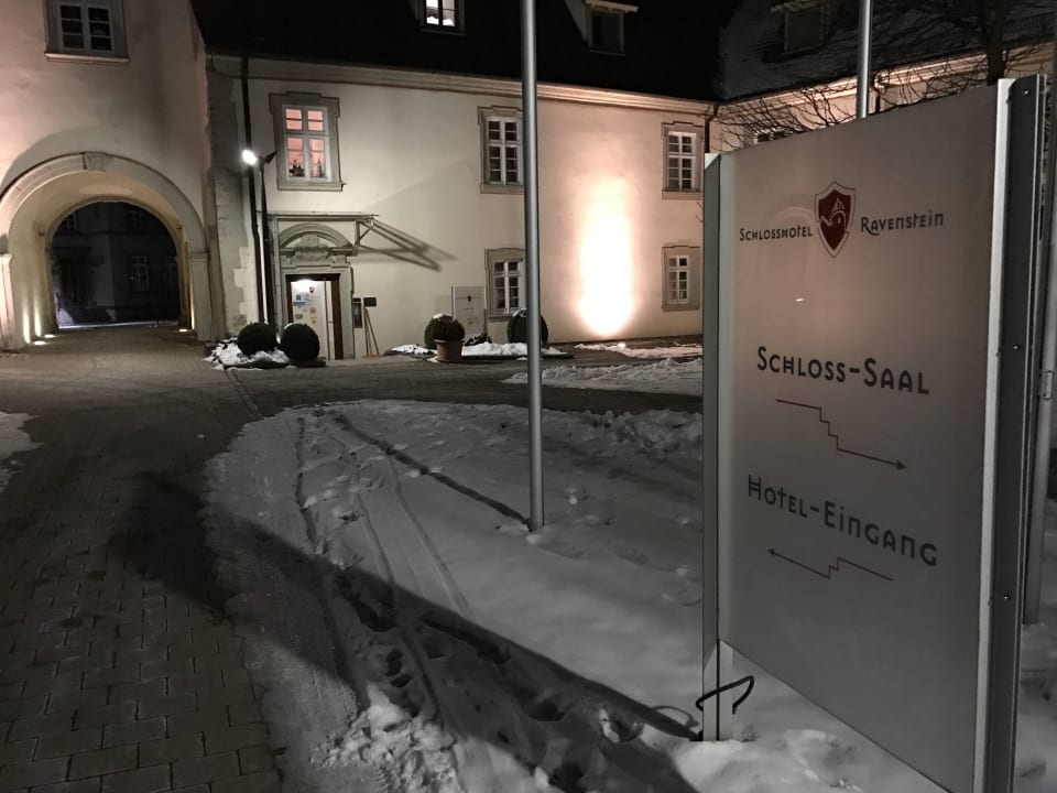 Blick zum Hotelgebäude Schlosshotel Ravenstein