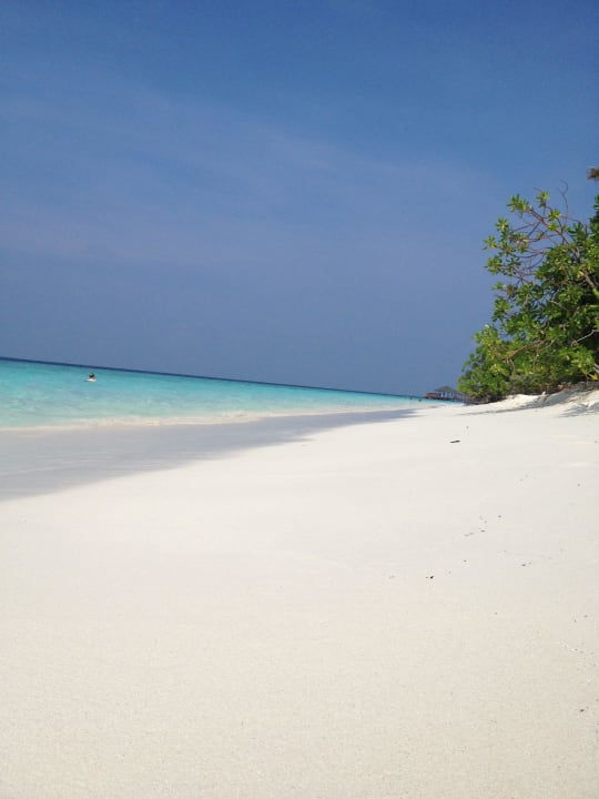 Sandstrand bei Ebbe Adaaran Select Meedhupparu Island Resort - Premium All Inclusive