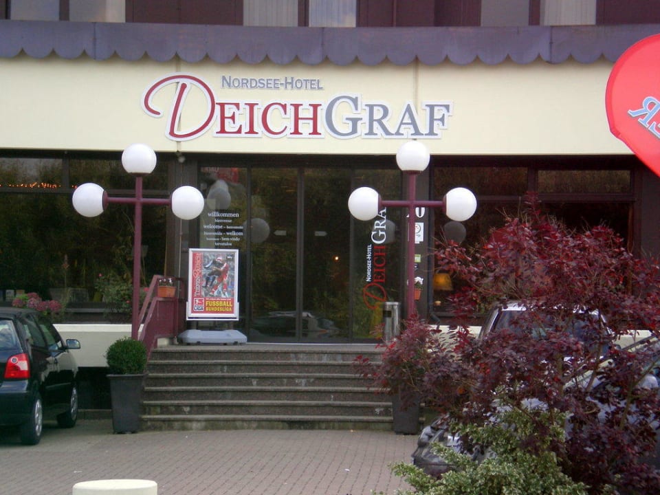 Hoteleingang Hotel Deichgraf