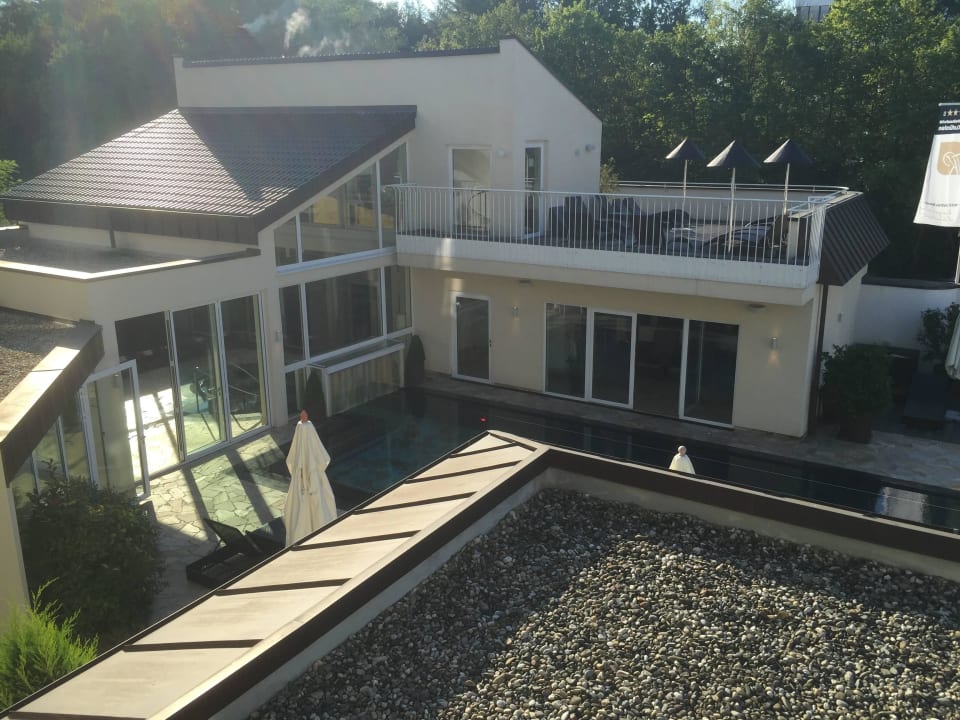 Ausblick vom Zimmer LIFESTYLE Resort Zum Kurfürsten