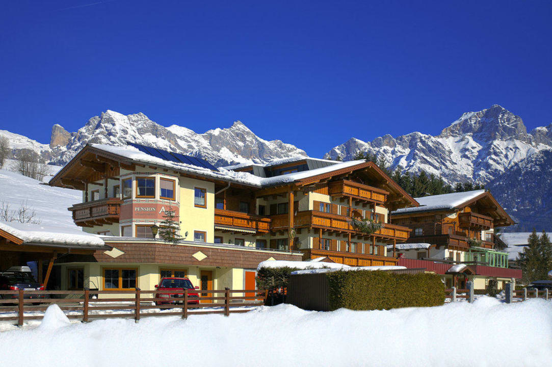 Winteransicht Pension Anny