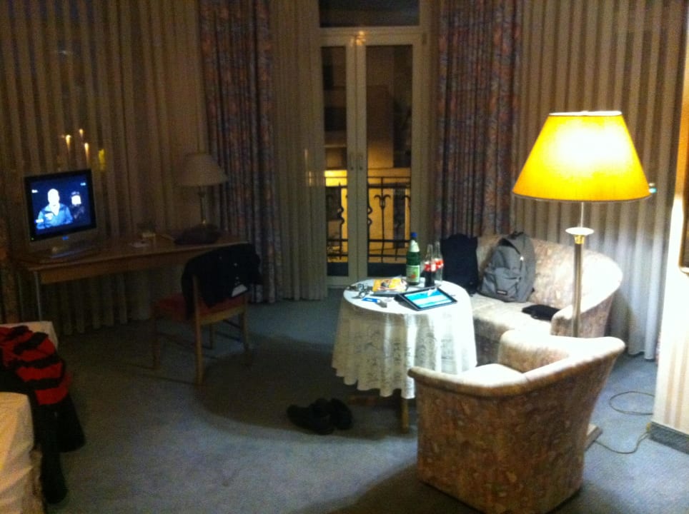 Zimmer mit TV und Sitzecke Hotel Mack