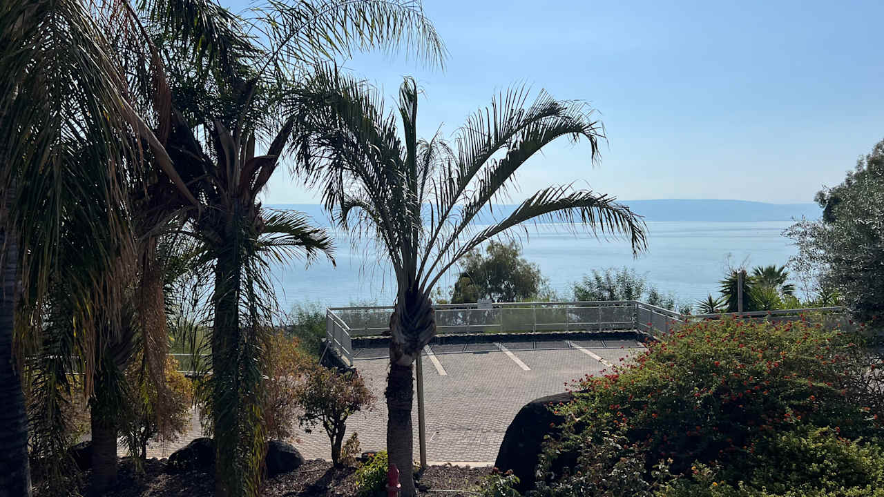 Ausblick Pilgerhouse Tabgha