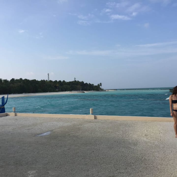 Bootssteg Summer Island Maldives