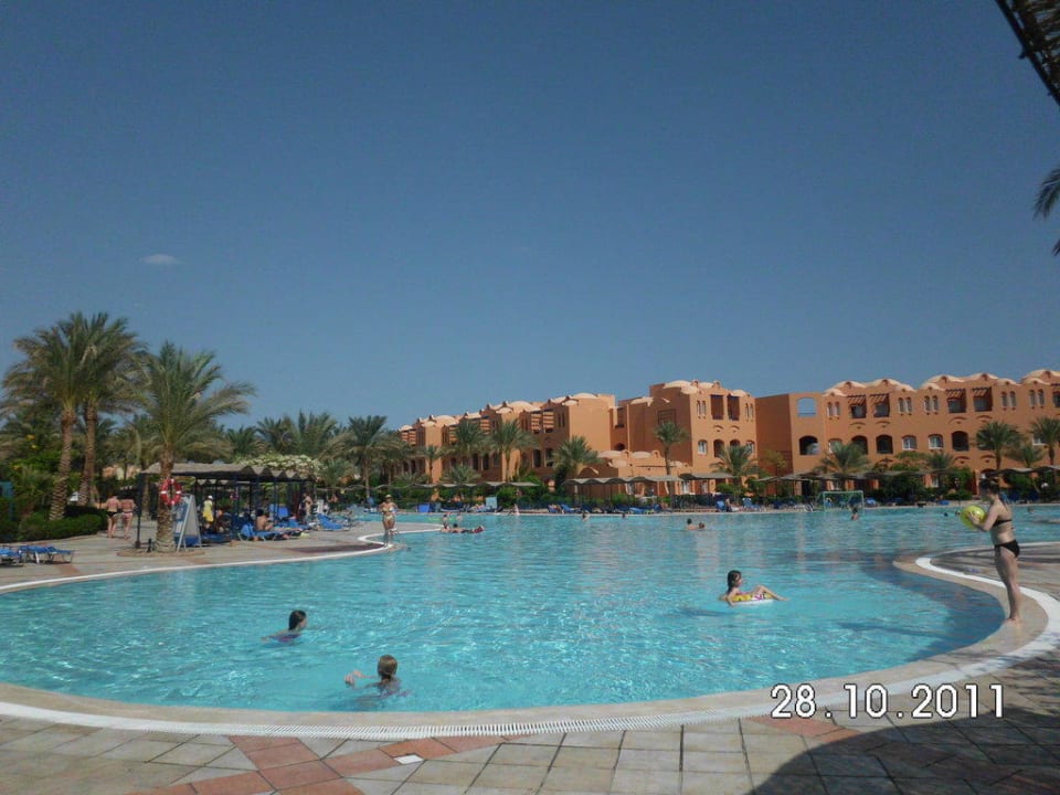 Wunderschöner Pool Jaz Makadi Oasis Resort