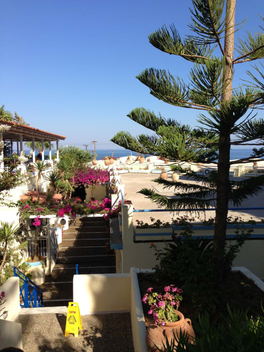 Blick richtung Meer Rethymno Mare Royal & Water Park