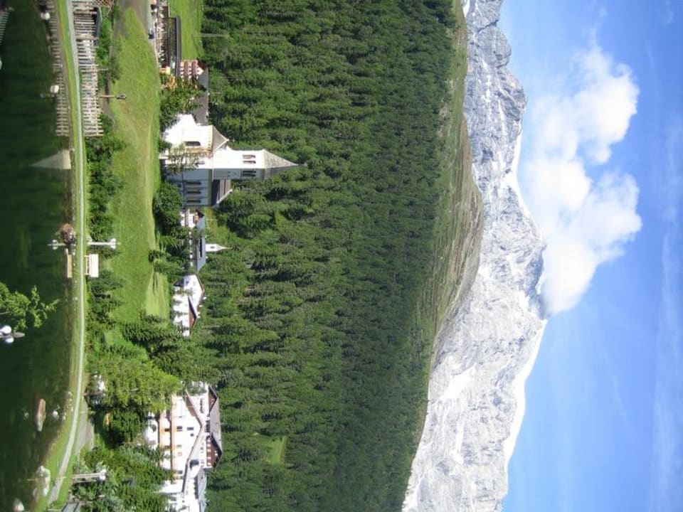 Blick aus dem Zimmer Die Post am Ortler