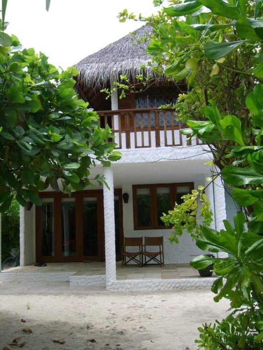 Rückseite der Villa - absolut privat Hideaway Beach Resort & Spa
